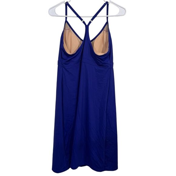 Athleta Royal Purple Build in Bra Midi Athletic Dress - Picture 2 of 5